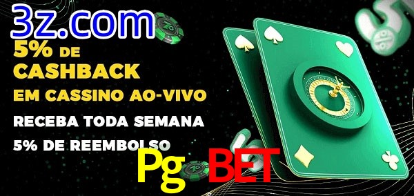 Promoções do cassino ao Vivo Pg Bet
